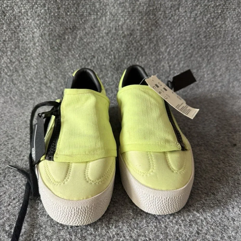 adidas Green Zip-Up Sneakers Women’s US 5.5 UK 4 EU 36 2/3 Synthetic EF5089